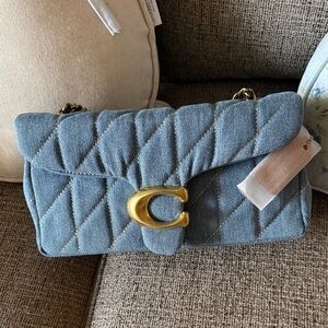 Coach Quilted Denim Tabby Bag
